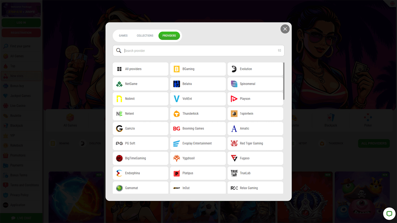 SupraPlay Casino Game Providers