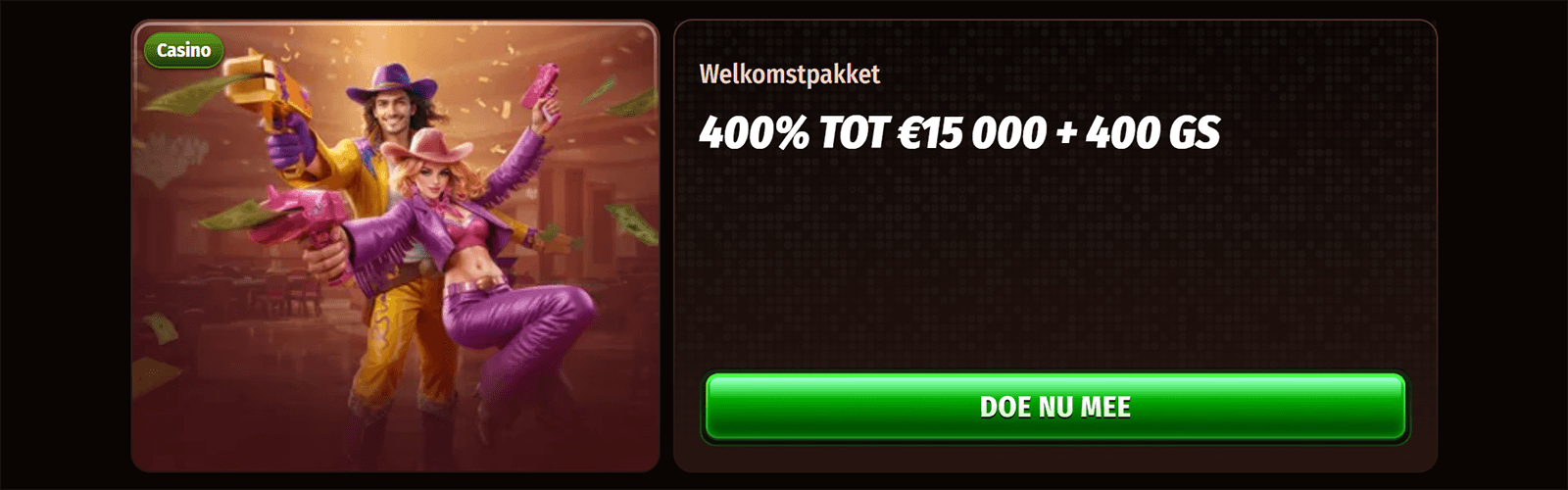 Welkomstaanbieding van WestAce Casino in Nederland